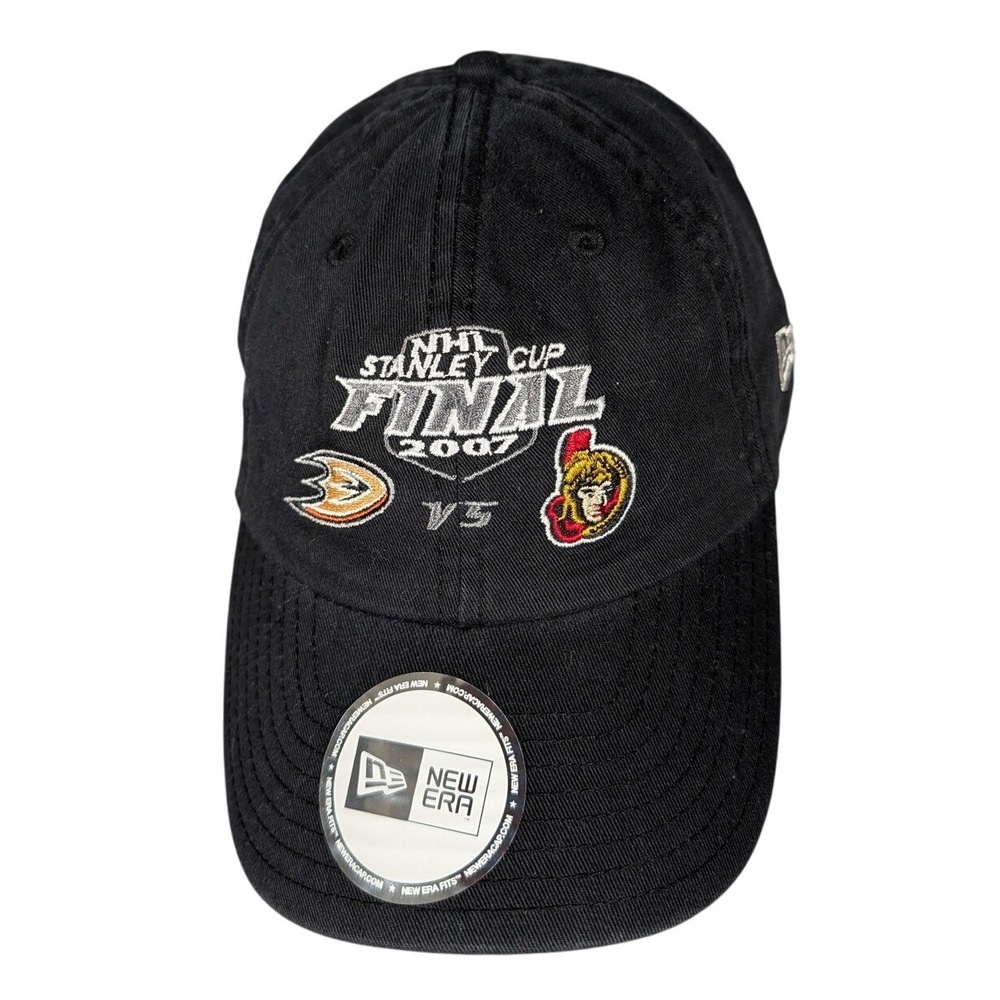 New Era NHL Stanley Cup Final 2007 Anaheim Ducks vs Ottawa Senators Black‎ Cap